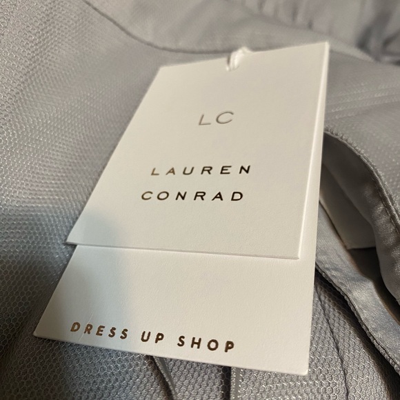 LC by Lauren Conrad formal party dress. Size 6. NWT Sleeveless Maxi flowy 🩶🌸🩶 - Picture 11 of 16